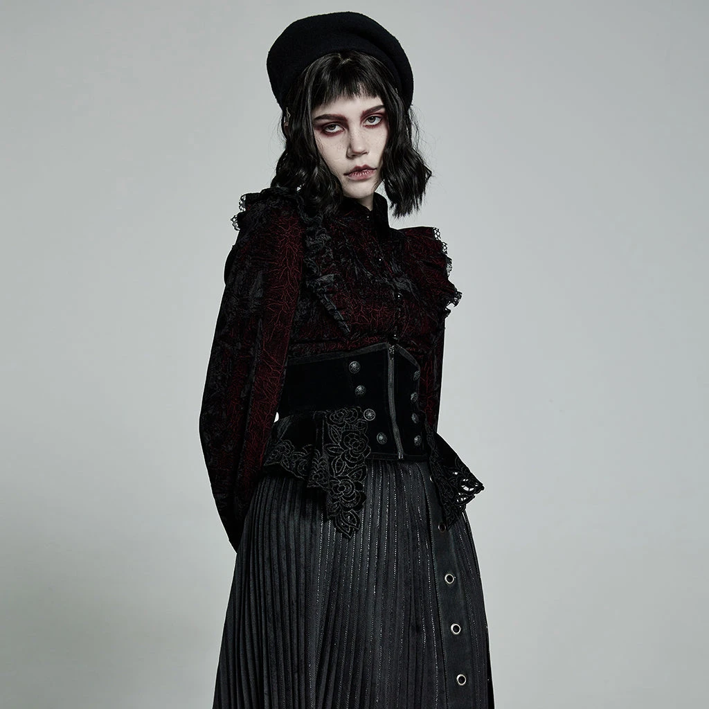 Punk Rave Valonia Corset Black Accessories 6 Punk Rave Valonia Corset Black Accessories