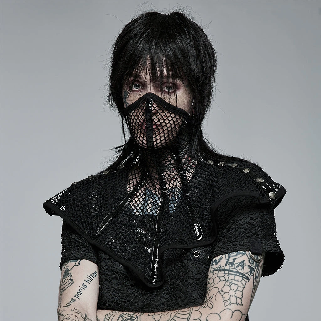 Mens Punk Rave Sativa Mesh Mask 3 Mens Punk Rave Sativa Mesh Mask