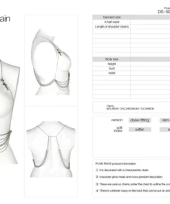 Punk Rave Xanthe Chain Harness