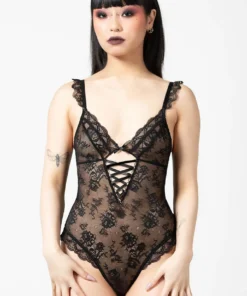 Killstar Sabelina Lace Bodysuit Ladies