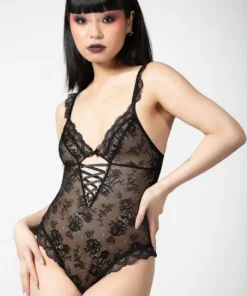 Killstar Sabelina Lace Bodysuit Ladies