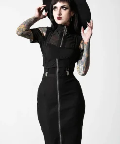 Killstar Sedusa Midi Dress Ladies 12 Killstar Sedusa Midi Dress Ladies