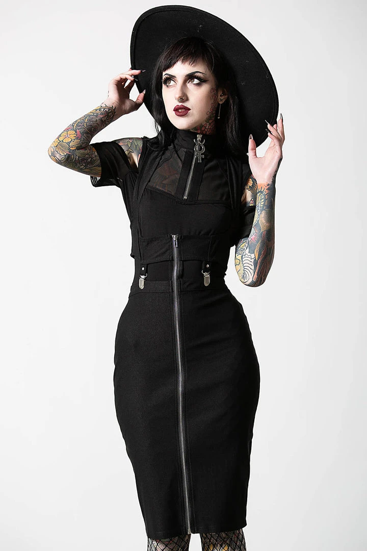 Killstar Sedusa Midi Dress Ladies 5 Killstar Sedusa Midi Dress Ladies