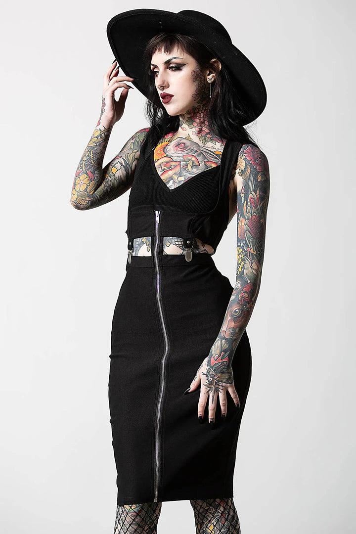 Killstar Sedusa Midi Dress Ladies 8 Killstar Sedusa Midi Dress Ladies