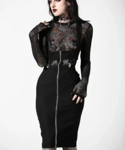 Killstar Sedusa Midi Dress Ladies 16 Killstar Sedusa Midi Dress Ladies
