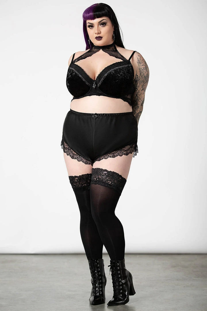 Killstar Severina Satin Shorts Black 8 Killstar Severina Satin Shorts Black