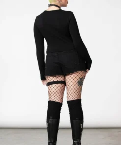 Killstar Sirena Slashed Long Sleeve Top New Arrivals