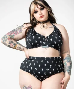 Killstar Skulls 2-Piece Swimsuit Ladies