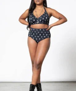 Killstar Skulls 2-Piece Swimsuit Ladies