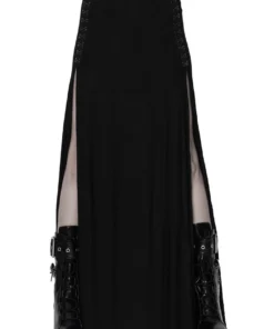 Killstar Snarl Maxi Skirt With High Slits