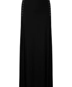 Killstar Snarl Maxi Skirt With High Slits