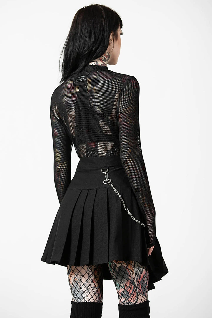 Killstar Space Wave Mini Skirt Ladies 8 Killstar Space Wave Mini Skirt Ladies