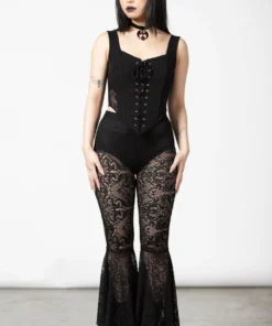 Killstar Spectral Lure Bell Bottoms Ladies