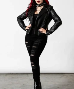 Ladies Killstar Starchild Biker Jacket