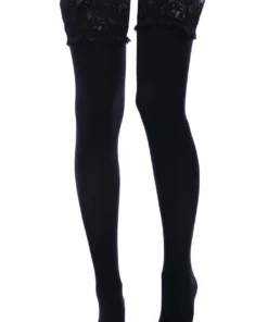 Accessories Killstar Stop Staring Thigh High Socks