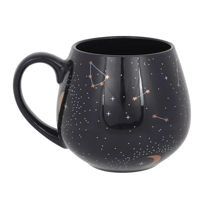 Gothic Gifts Purple Constellation Rounded Mug Homeware 3 Gothic Gifts Purple Constellation Rounded Mug Homeware