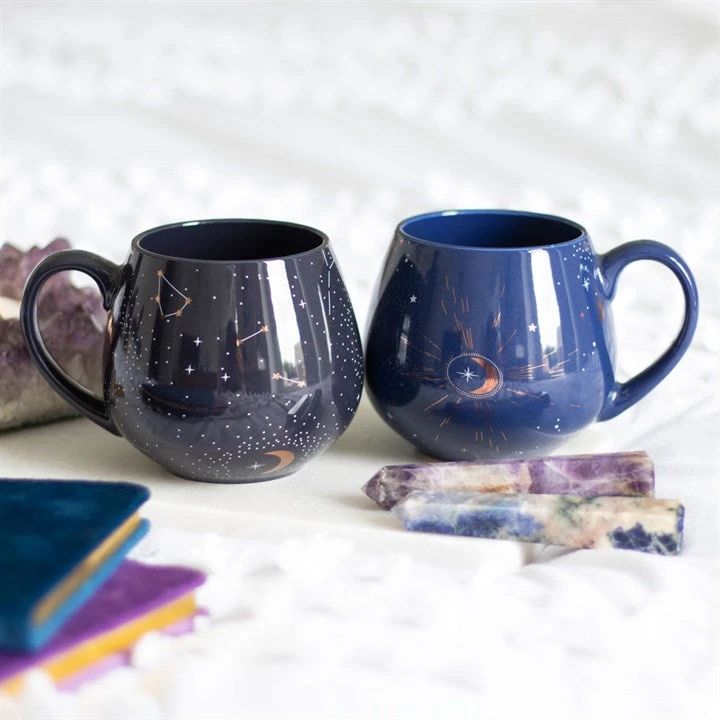 Gothic Gifts Purple Constellation Rounded Mug Homeware 6 Gothic Gifts Purple Constellation Rounded Mug Homeware