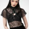 Ladies Killstar Sylvia Lace Top 2 Ladies Killstar Sylvia Lace Top