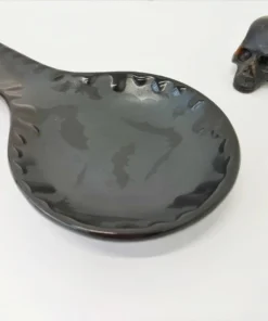 Weird & Wonderful Ceramics Matte Black Bat Large Spoon Rest New Arrivals