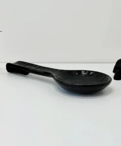 Weird & Wonderful Ceramics Matte Black Bat Large Spoon Rest New Arrivals
