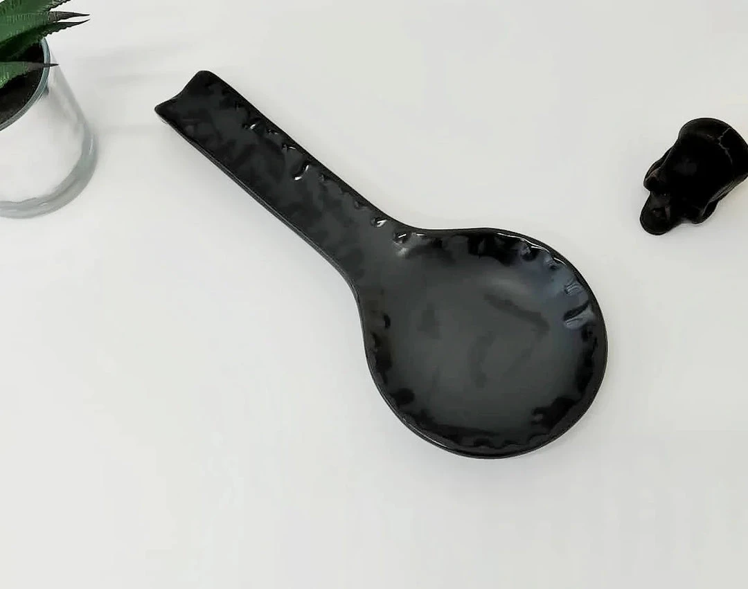 Weird & Wonderful Ceramics Matte Black Bat Large Spoon Rest New Arrivals 5 Weird & Wonderful Ceramics Matte Black Bat Large Spoon Rest New Arrivals