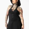 New Arrivals Killstar Subzero Halter Dress