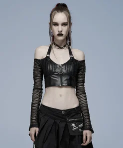 Punk Rave Velika Crop Top Ladies