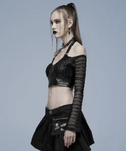 Punk Rave Velika Crop Top Ladies