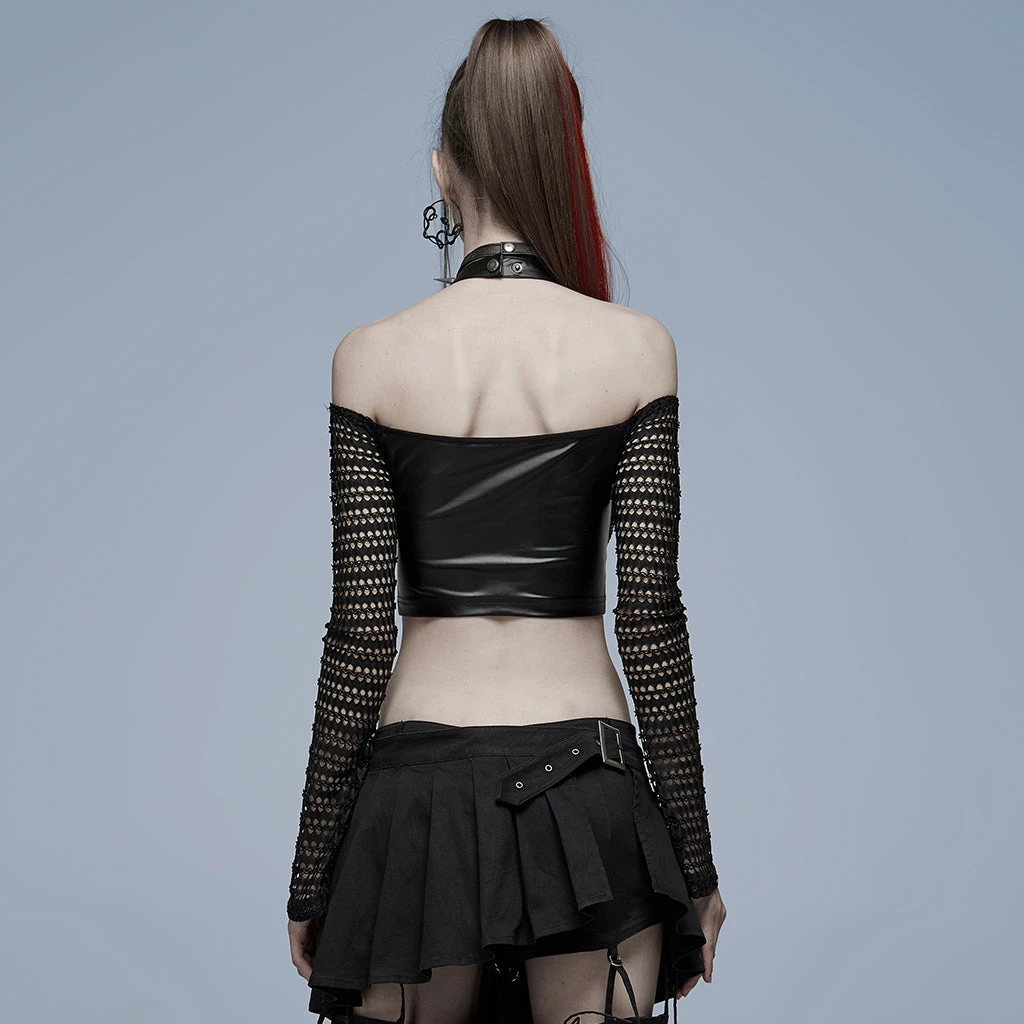 Punk Rave Velika Crop Top Ladies 5 Punk Rave Velika Crop Top Ladies