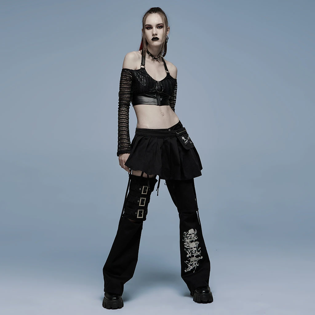 Punk Rave Velika Crop Top Ladies 6 Punk Rave Velika Crop Top Ladies