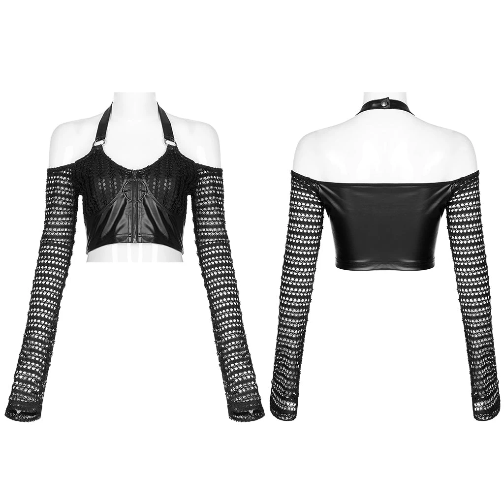 Punk Rave Velika Crop Top Ladies 8 Punk Rave Velika Crop Top Ladies