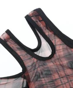 Punk Rave Plaid Punk Top Red