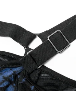 Punk Rave Elantra Top Black / Blue Ladies