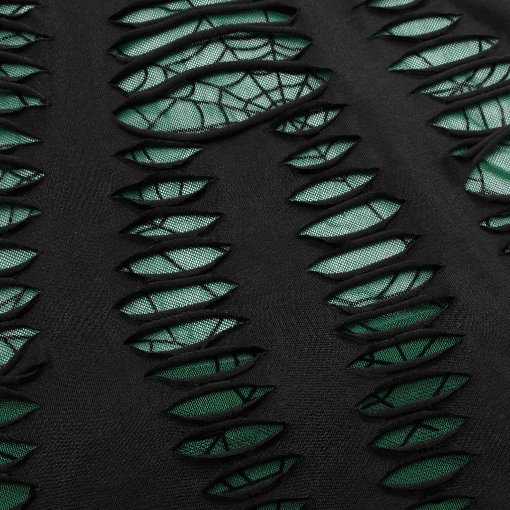 Punk Rave Jocasta Vest Top Green And Black Ladies 9 Punk Rave Jocasta Vest Top Green And Black Ladies