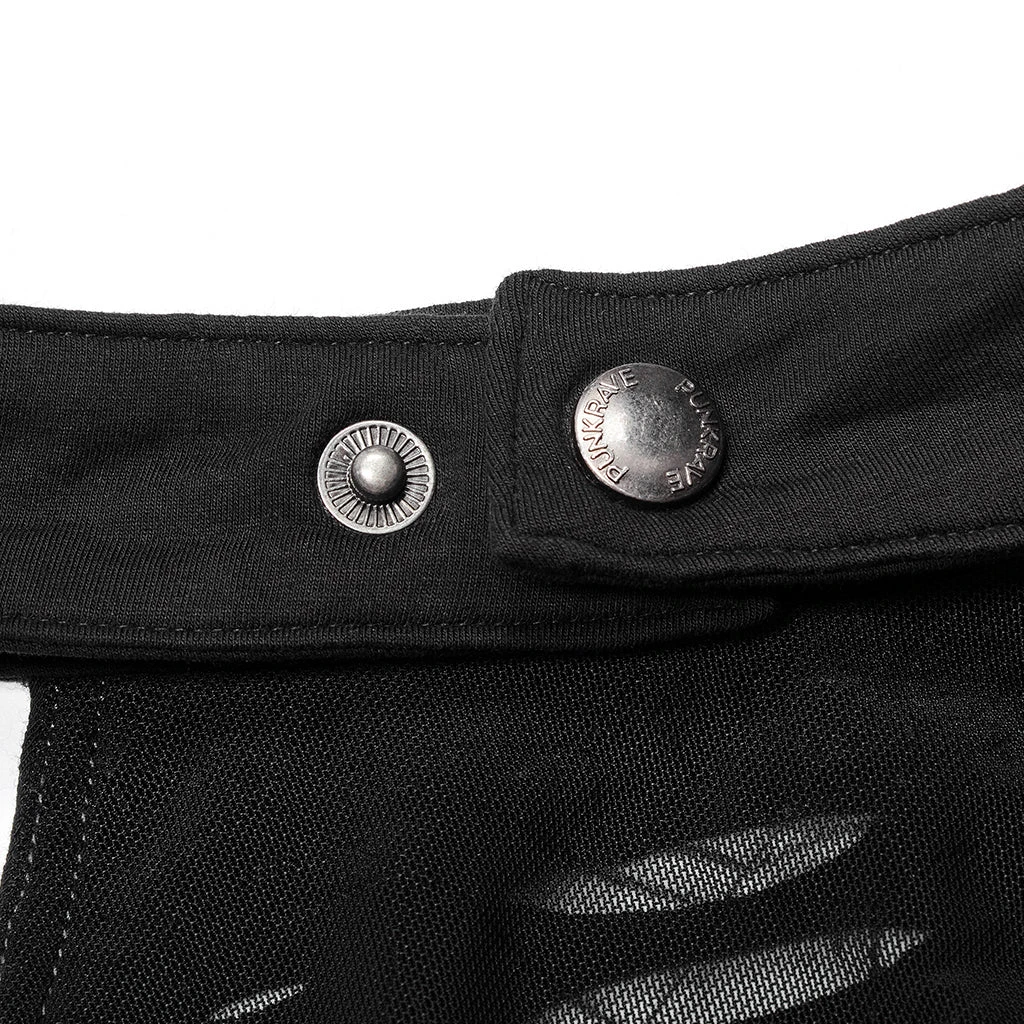 Ladies Punk Rave Jocasta Vest Black 9 Ladies Punk Rave Jocasta Vest Black