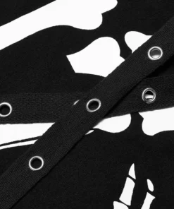 Punk Rave Skeletal Bones Sleeveless T-Shirt 18 Punk Rave Skeletal Bones Sleeveless T-Shirt