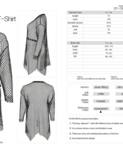 New Arrivals Punk Rave Harlow Mesh Top 22 New Arrivals Punk Rave Harlow Mesh Top