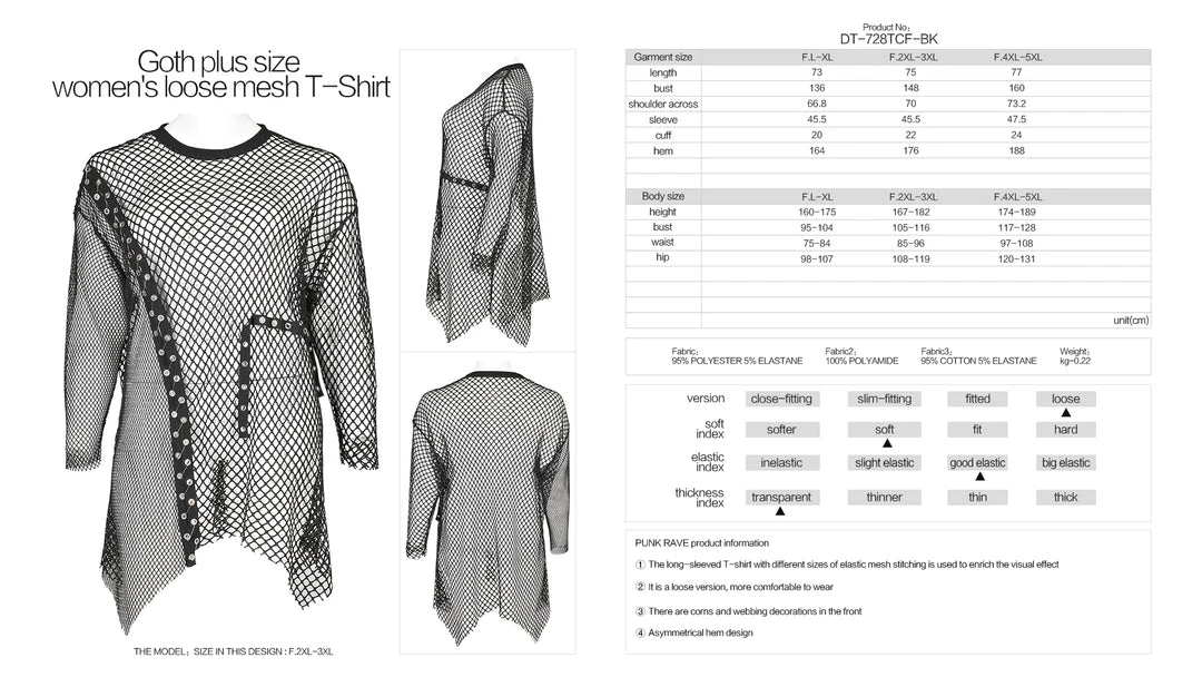 New Arrivals Punk Rave Harlow Mesh Top 11 New Arrivals Punk Rave Harlow Mesh Top