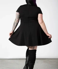 Ladies Killstar Tied Up Skater Dress 17 Ladies Killstar Tied Up Skater Dress