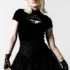 Ladies Killstar To Die For Lace Skirt Black 1 Ladies Killstar To Die For Lace Skirt Black