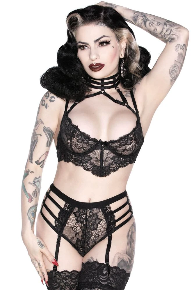 Accessories Killstar Tortured Souls Panty Black 5 Accessories Killstar Tortured Souls Panty Black