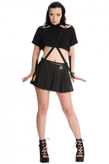 Banned Apparel Ladies Banned Lethia Pleated Mini Skirt 4 Banned Apparel Ladies Banned Lethia Pleated Mini Skirt