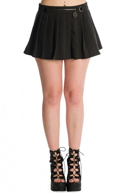 Banned Apparel Ladies Banned Lethia Pleated Mini Skirt 3 Banned Apparel Ladies Banned Lethia Pleated Mini Skirt