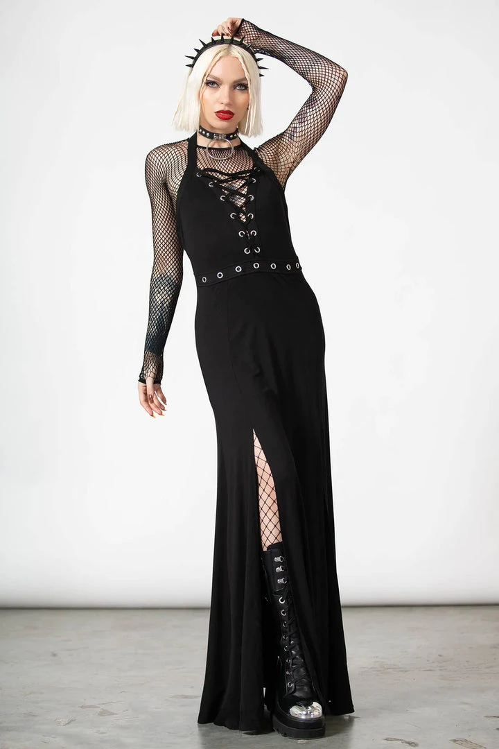 Killstar Tristania Maxi Halter Dress 5 Killstar Tristania Maxi Halter Dress