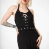 Killstar Tristania Maxi Halter Dress