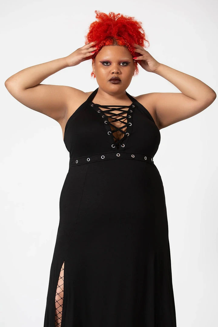 Killstar Tristania Maxi Halter Dress 13 Killstar Tristania Maxi Halter Dress