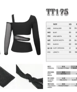 Ladies Devil Fashion Catalina Asymmetric Top