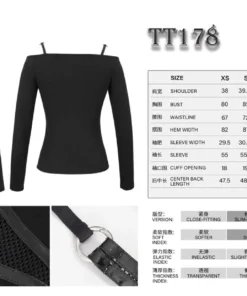 Ladies Devil Fashion Ezra Long Sleeve Top 17 Ladies Devil Fashion Ezra Long Sleeve Top