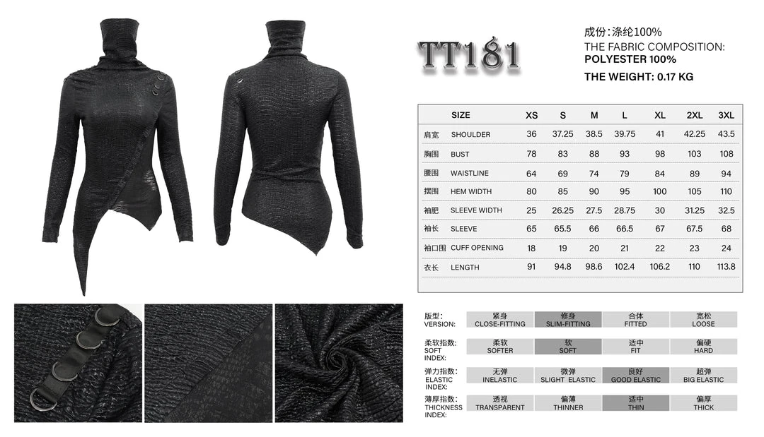 Ladies Devil Fashion Claudette Turtleneck Top 10 Ladies Devil Fashion Claudette Turtleneck Top