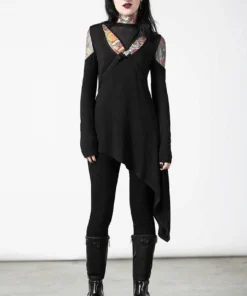 Ladies Killstar Turbulent Transit Asymmetric Top 8 Ladies Killstar Turbulent Transit Asymmetric Top